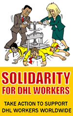 Gewerkschaftskampagne gegen DHL