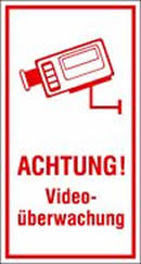 Achtung! Videoberwachung