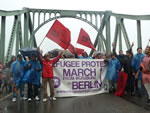 Refugee Proteste erreichen Berlin