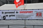 Der Streik der Swissport-Beschftigten am Genfer Flughafen
