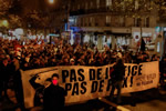 Demo gegen die Notstandsgesetzgebung in Paris