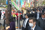 Demonstration vor Tepco in Tokyo