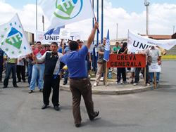 Streik im Hafen von Constanta