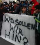 Lageso-Protest: "Wo sollen wir hin?"