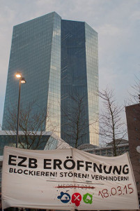 Blockupy 2015: EZB-Eröffnung