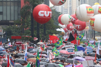 Pro-Dilma-Demo in Brasilien im März 2015