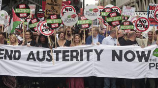 Grossdemo gegen Austerität London 20. Juni 2015