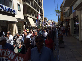 Rentnerdemo Athen im Juni 2015