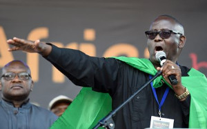 Vavi auf dem Arbeitergipfel in Johannesburg am 1.5.2016