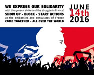 Wir solidarisieren uns mit unseren Freunden in #Frankreich