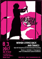 8. März 2017 in Hamburg: WOMEN STRIKE BACK… AND DANCE!