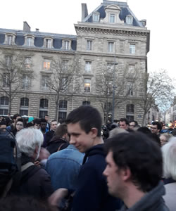 Protest gegen Polizeigewalt in Paris am 30.3.2017 - Foto von Bernard Schmid