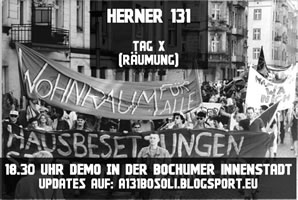 SquatBO: Demo am Tag X (Räumung)