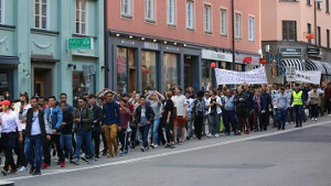 15.8.2017 Stockholm: Afghanische Jugendliche gegen Abschiebung