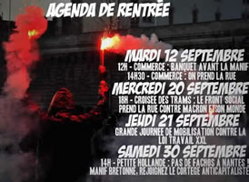 Frankreich: Mobilisierunge gegen die Arbeitsrechts-„Reform“ unter Emmanuel Macron im September 2017