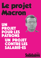 Plakat von Solidaires gegen Loi travail 2 von Macron