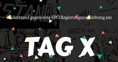 Österreich: Widerstand gegen eine FPÖ Regierungsangelobung am TAG X