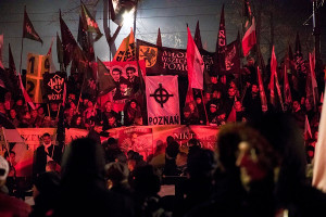 Faschistendemo in Warschau am 10.11.2017 - 60.000 dabei...