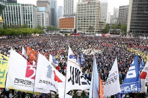 KCTU Demo Seoul am 1.5.2018