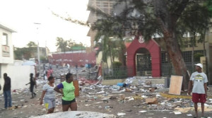 Protest gegen Benzinpreise in Haiti Anfang Juli 2018