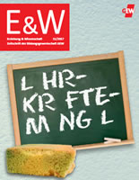 E&W 11/2017 zum Schwerpunkt "Lehrkräftemangel"