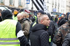 Foto von Bernard Schmid der Demo in Paris am 12.1.2019