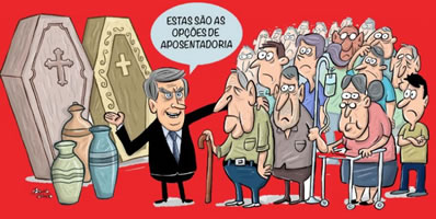 Brasilien: Bolsonaros "Rentenreform": "Das sind euere Optionen für die Rente"