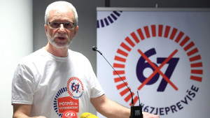 Kroatische Gewerkschaften organisieren die Initiative "67 ist zu viel" gegen die Erhöhung des Rentenalters