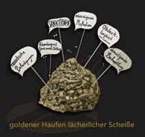 [7.10.19] Arme-Würstchen-Party und Verleihung des “Goldenen Haufens lächerlicher Scheiße” an die Leitung des Jobcenters Köln-Porz