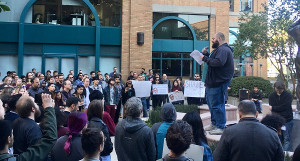 Über 200 protestieren am 22.11.2019 in San Francisco gegen Googles politische Entlassungsversuche
