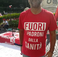 16. September 2020: Italienweiter Streiktag im privaten Gesundheitssektor. Foto: Maurizio C. 