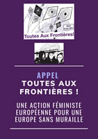 Transnationale feministische Aktion am 5. Juni 2021 in Nizza gegen europäische Grenzpolitik