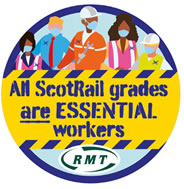 Kampf der schottischen Gewerkschaft RMT bei ScotRail
