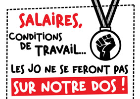 JEUX OLYMPIQUES : pour nos salaires et nos conditions de travail, faisons la course en tête! (CNT-SO)