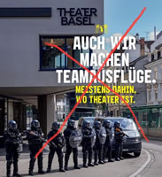Werbekampagne der Basler Polizei im Oktober 2023 (Foto: Grauer Block Basel)