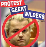 Geert Wilders protest in Niederlande 2013