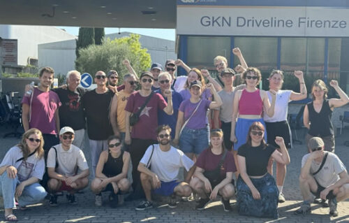 Ex GKN for Future feierte seinen 3. Geburtstag und eine Delegation von mehr als 20 Menschen aus Deutschland, der Schweiz und Österreich war dabei