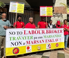 Gewerkschaften auf Mauritius kämpfen gegen neues Gesetz zur verschärften Ausbeutung von WanderarbeiterInnen durch "Personalvermittlungsagenturen" (IndustriALL)