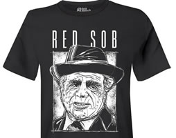 [Mit dem LabourNet-Discount-Code] Das Januar-2025-Shirt von Working Class History/dna: Lionel Stander (Red SOB)